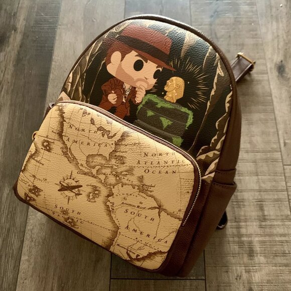 Funko POP! Indiana Jones Raiders of the Lost Ark 10” Mini Backpack - NWT - Picture 2 of 6